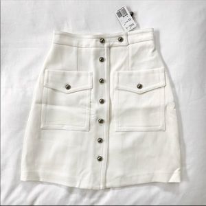 Forever 21 mod skirt in white / size 24